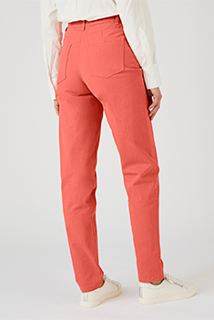 Jean 5 poches Mom taille haute