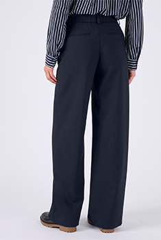 Wijde broek brugeffect