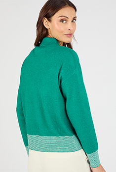 Gilet ritssluiting polokraag