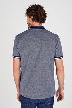 Poloshirt korte mouwen piqué tricot