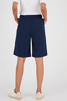 Bermuda wijde piqué tricot