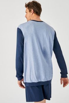 3-delige pyjama, met short en broek