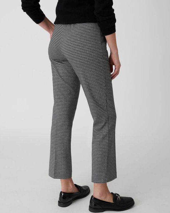7/8-broek in jacquardtricot met stretch, pull-on