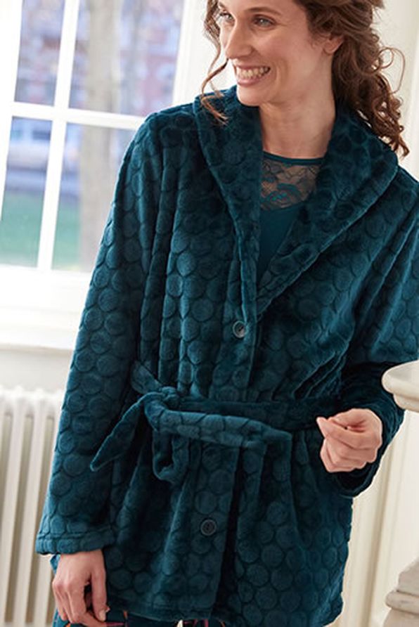 Robe De Chambre Maille Douce Reliefee Peignoirs Damart Belgique