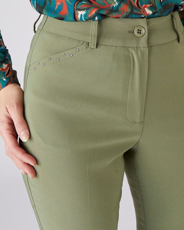 7/8-broek, soepele stof met stretch - Broeken - Damart België