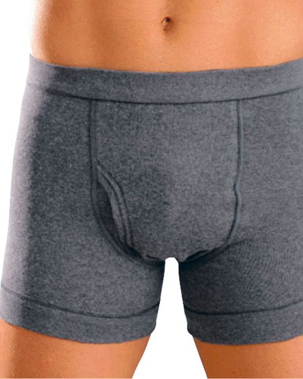 Lot de 2 boxers ouverts devant pur coton peigné Slips, Caleçons