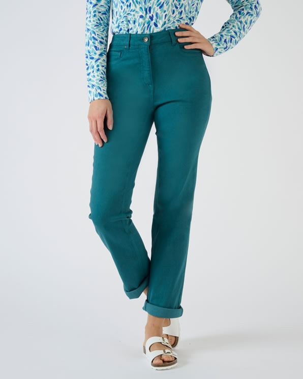 Jeans effect platte buik, Perfect Fit by Damart® Recht model