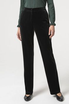 Fluwelen broek, recht model