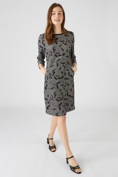 Robe maille milano jacquard stretch