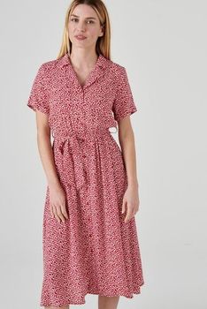 Robe-chemise fluide