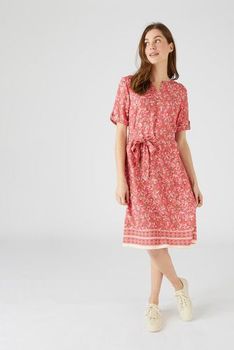 Robe-housse fluide imprimée