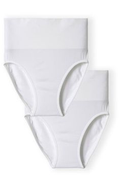 Lot de 2 culottes taille haute sans couture