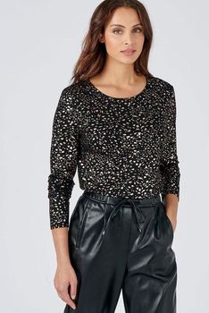 T-shirt in viscose met stretch Lenzing(TM) EcoVero(TM).