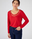 T-shirt maille jersey Thermol' Love recyclée* Thermolactyl
