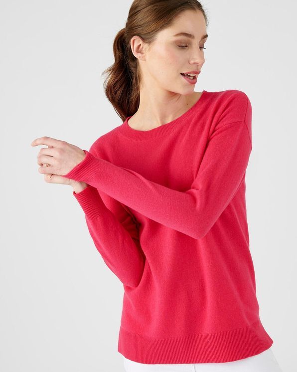 Pull pur cachemire Col rond
