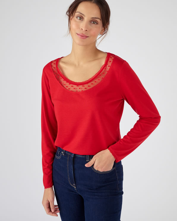 T-shirt maille jersey Thermol' Love recyclée* Thermolactyl