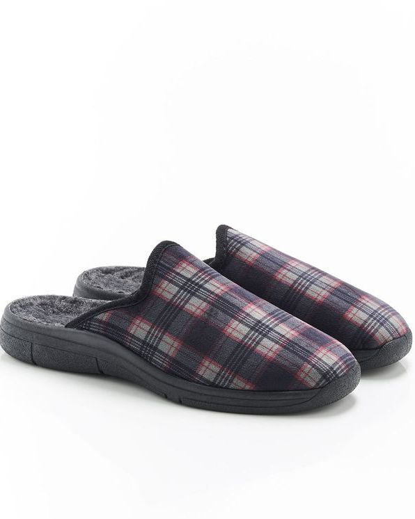 Muiltje geruit textiel Thermolactyl® - Pantoffels, muiltjes - Damart België