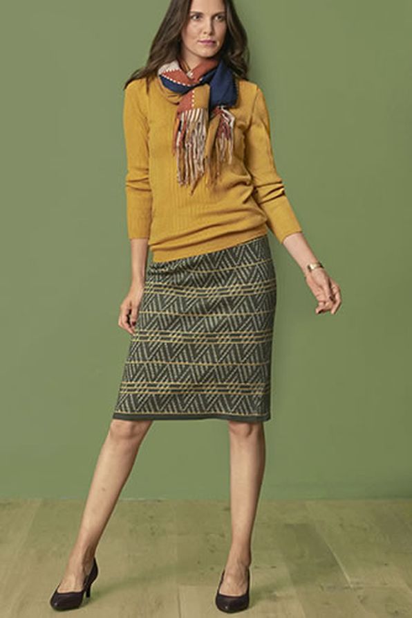 Damart jupe taille elastique clearance