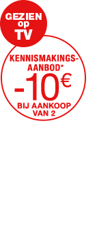 GEZIEN OP TV- KENNISMAKINGS-AANBOD : t-shirts BIOACTIF -10€ bij aankoop van 2
