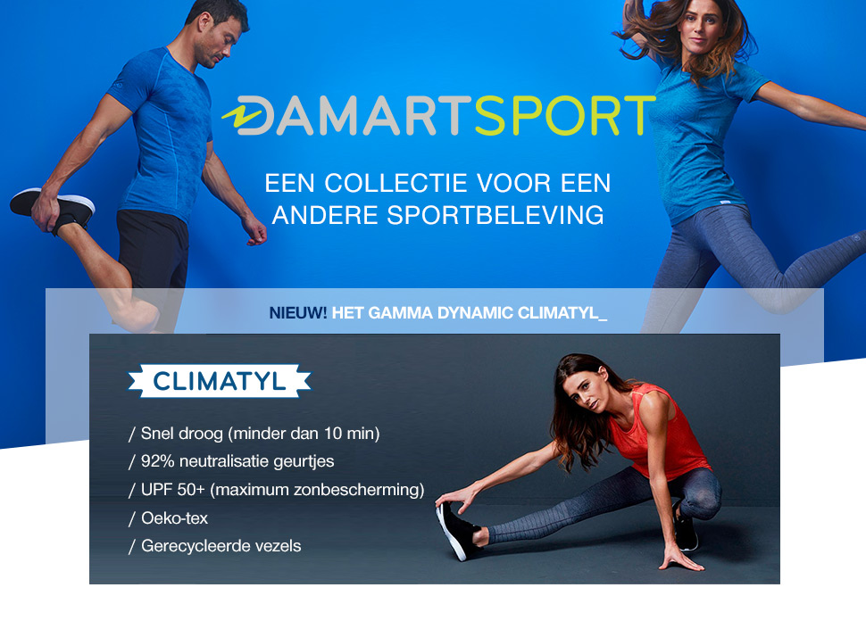 DAMART SPORT - EEN COLLECTIE VOOR EEN ANDERE SPORTBELEVING