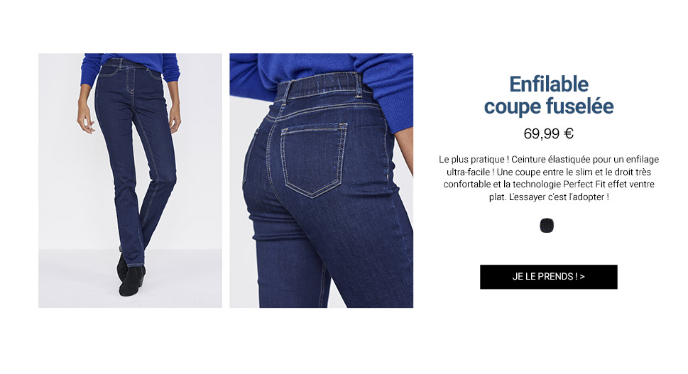 Enfilable coupe fuselée / 69,99 €