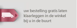 Uw bestelling gratis laten klaarleggen in de winkel bij u in de buurt