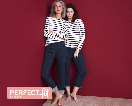 Dames in Perfect Fit-jeans