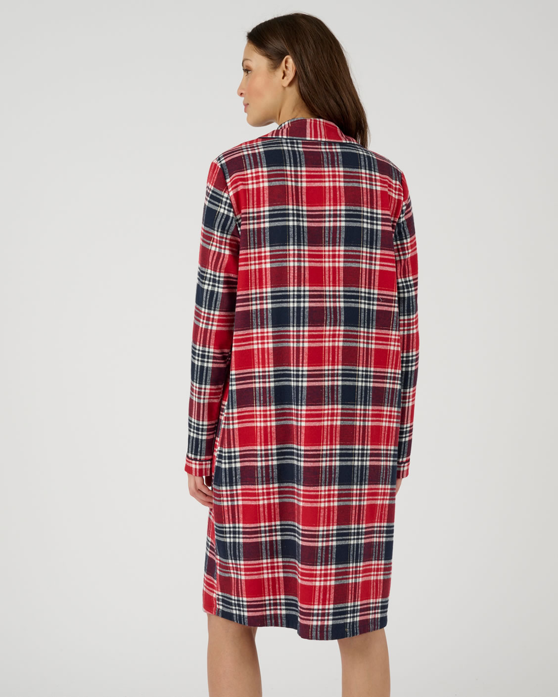 Slipdress puur katoen flanel