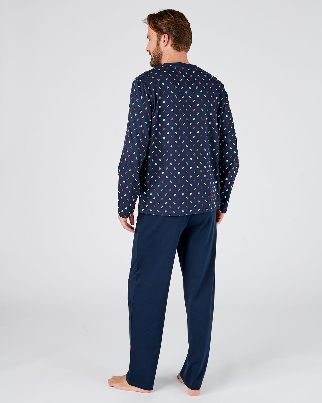 Pyjama van puur gekamd jersey katoen