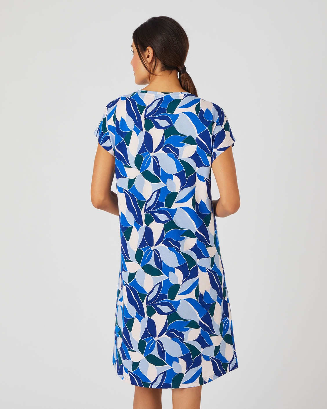 Chemise de nuit pur coton peigné