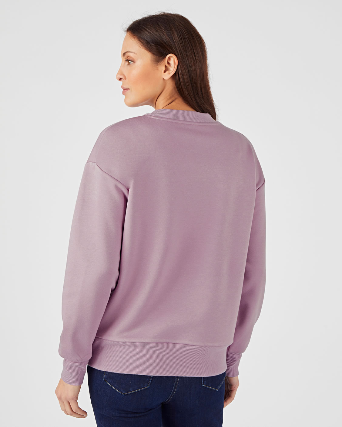 Sweat-shirt molleton brodé