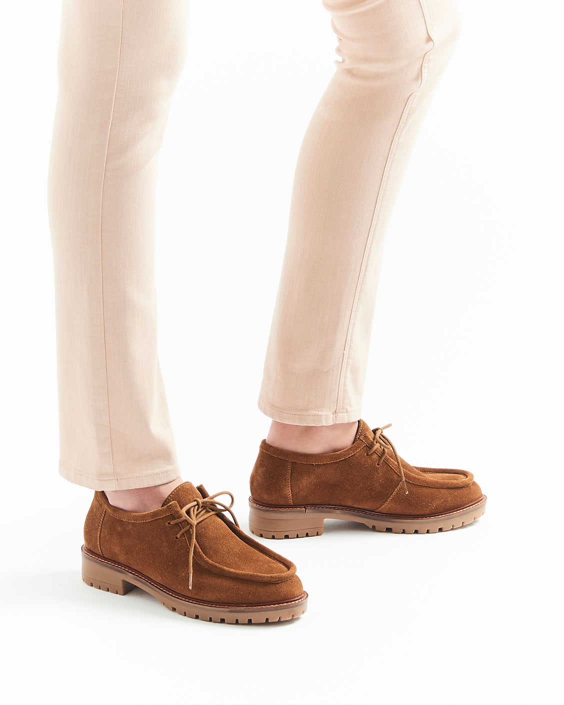 Derby schoenen profielzool Thermolactyl