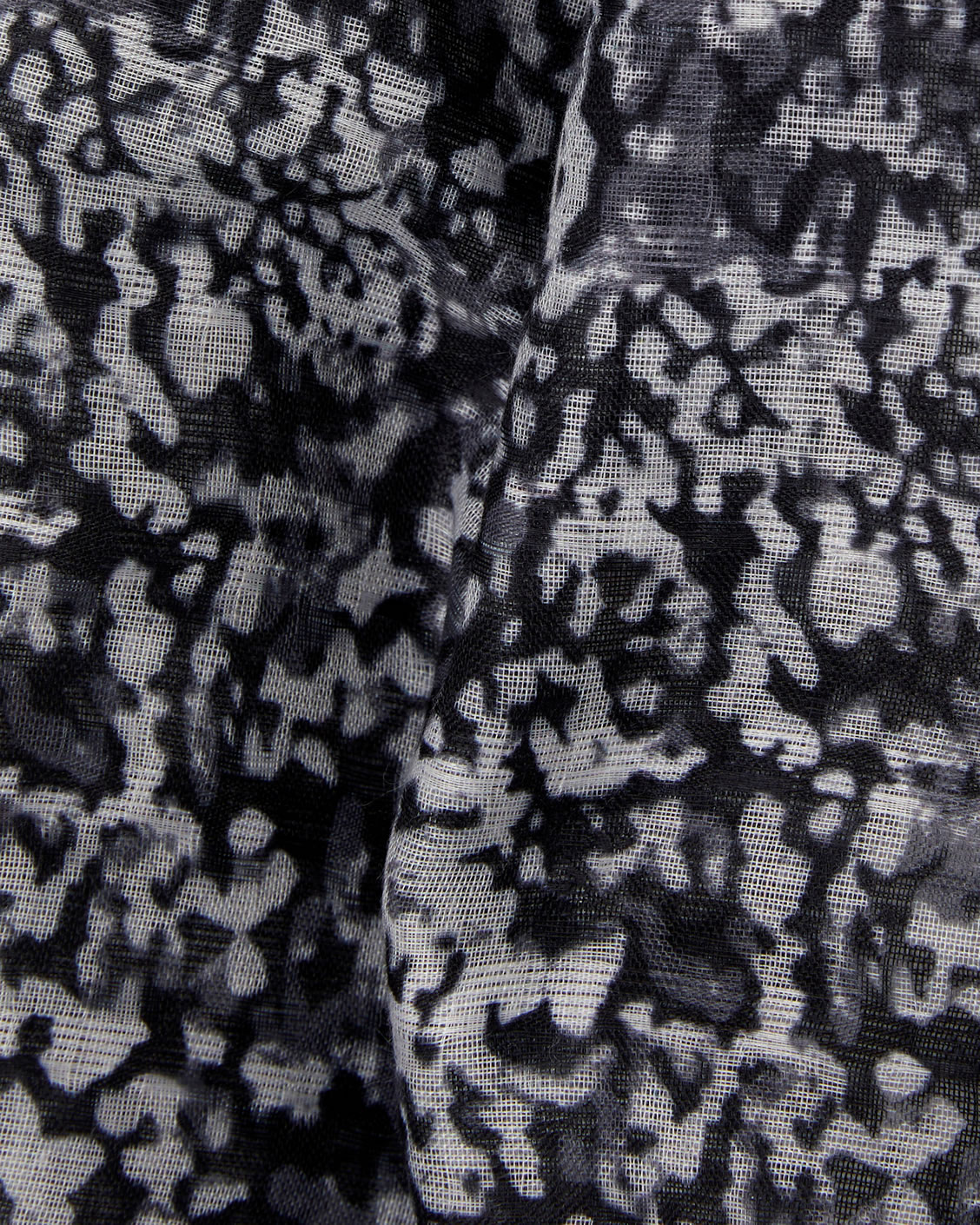 Foulard sjaal met opdruk Tachisme
