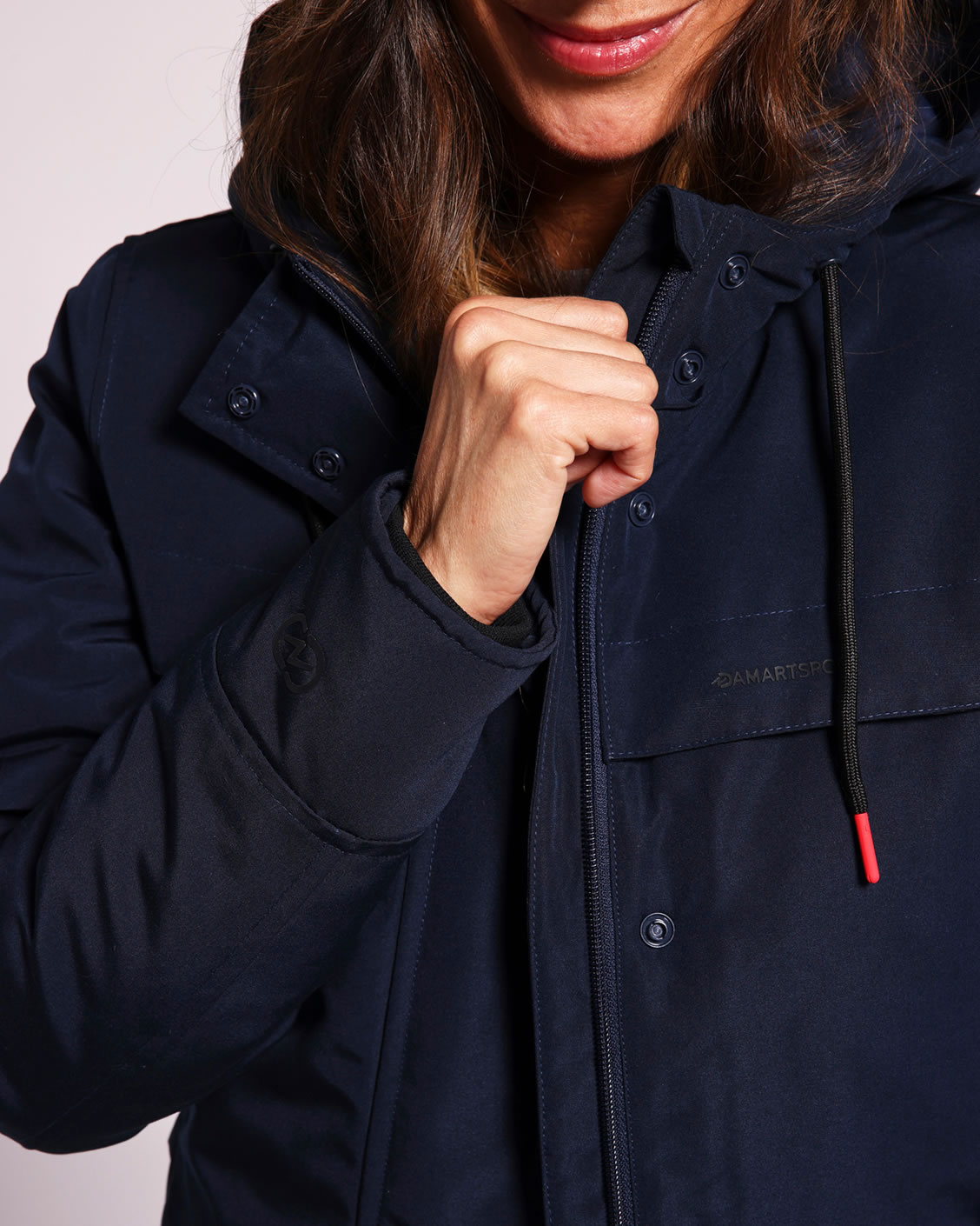 Waterafstotende parka met capuchon voor dames Thermolactyl