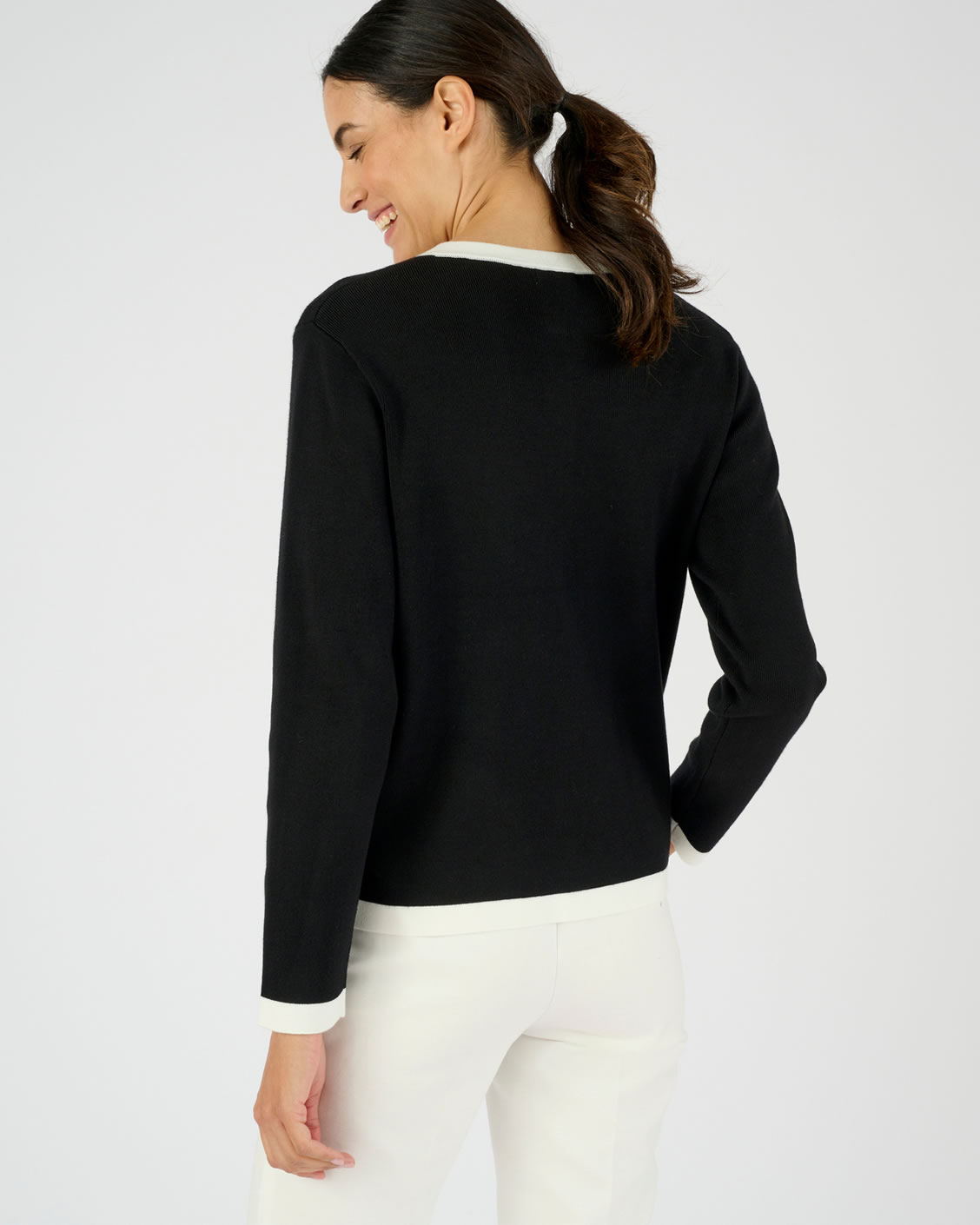 Tweekleurig vest