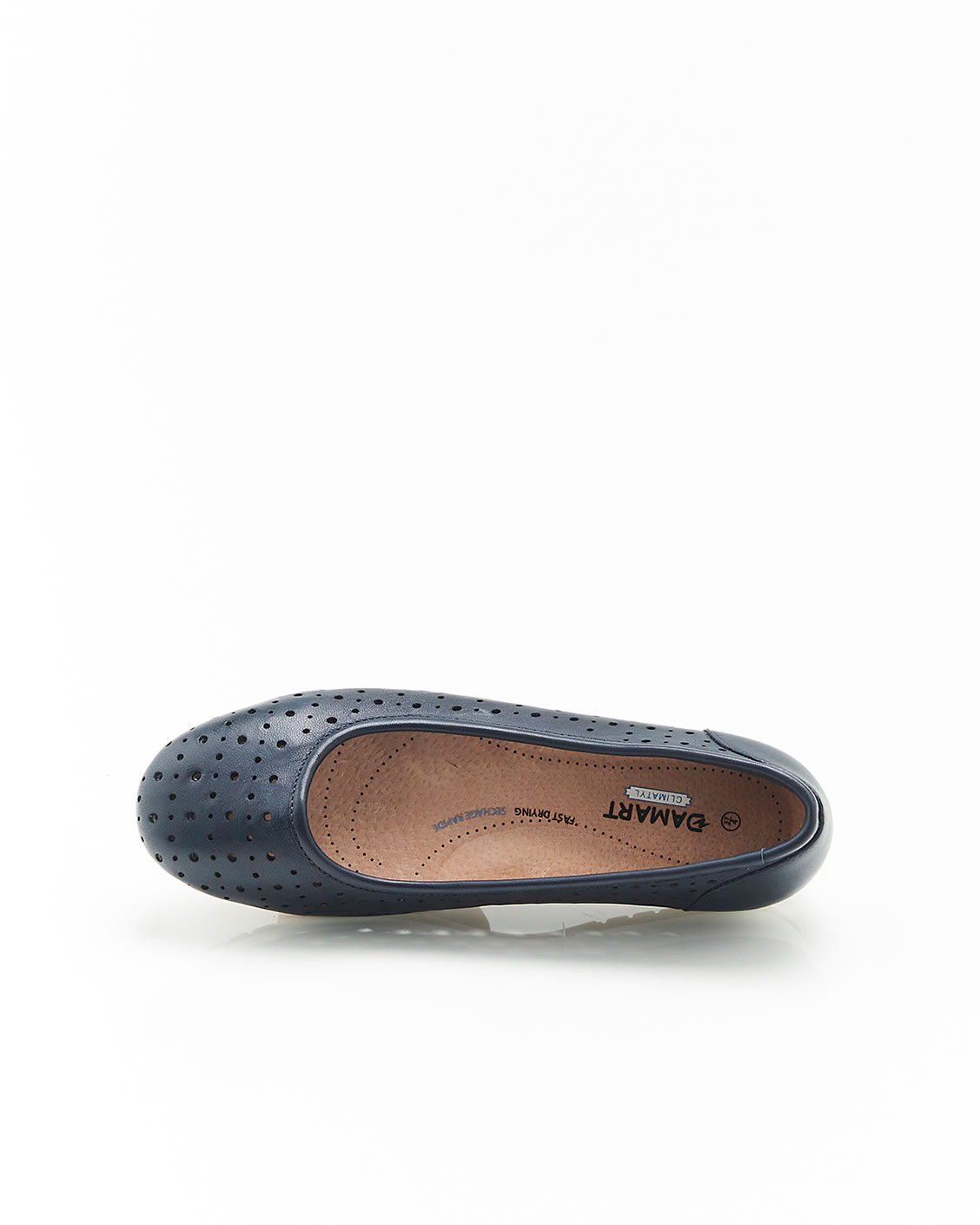 Ballerines Climatyl dessus cuir perforé