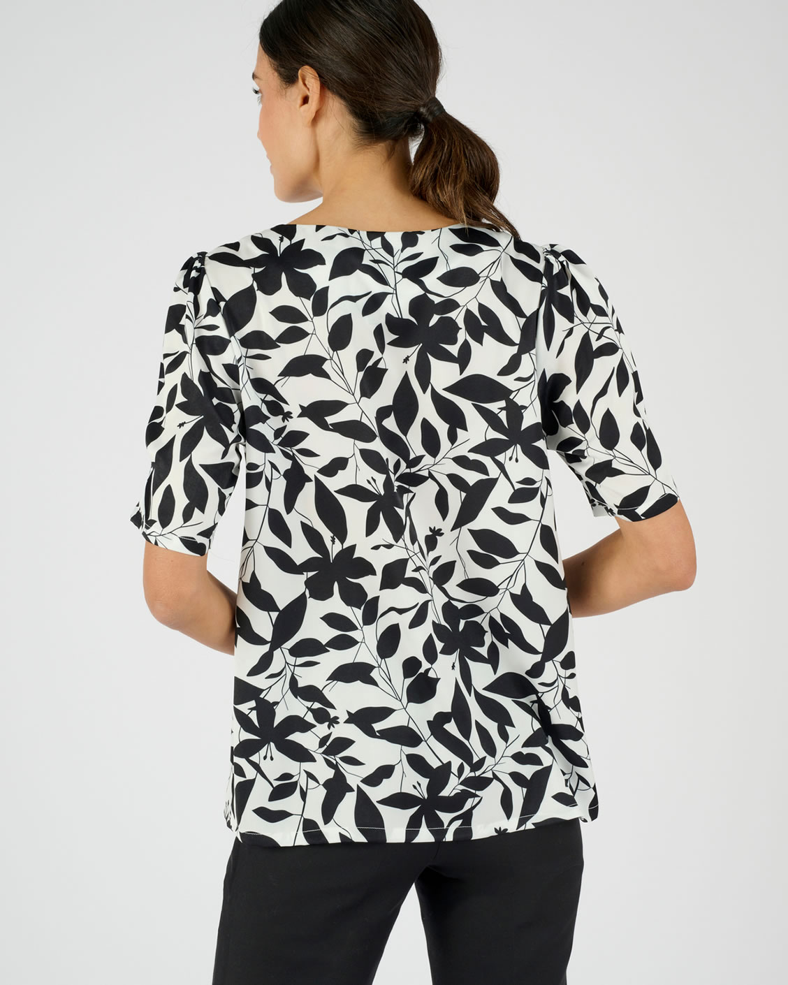 Satijnen blouse