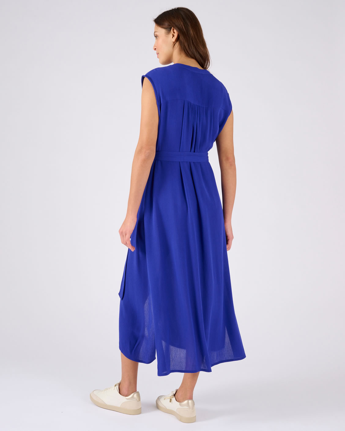 Robe tissu créponné pure viscose