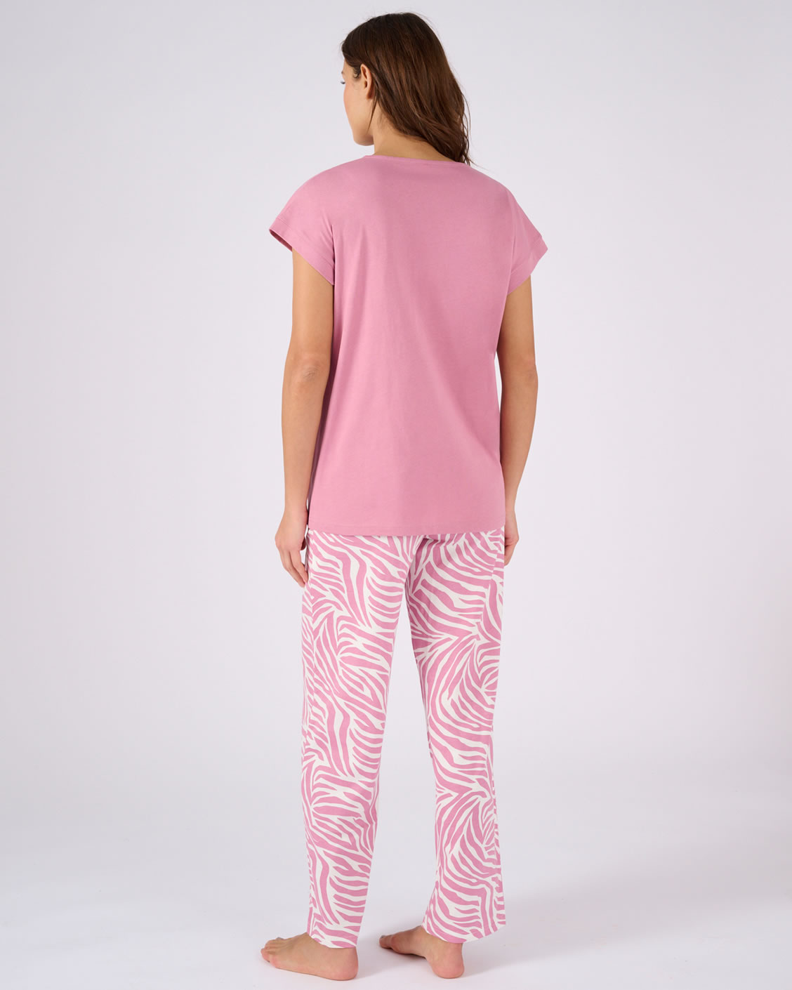 Pyjama van jerseytricot zuiver katoen