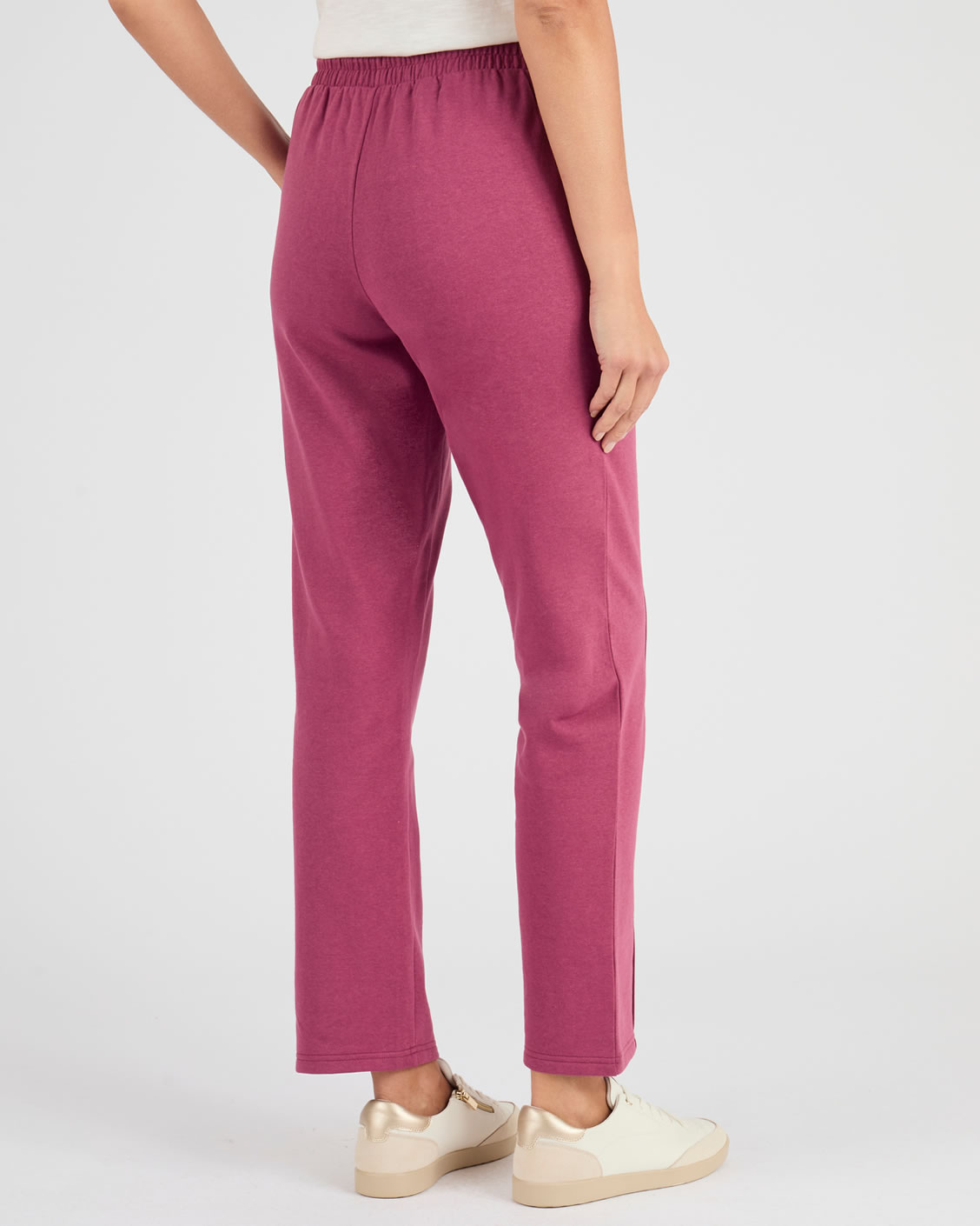 Loungebroek van geborsteld molton