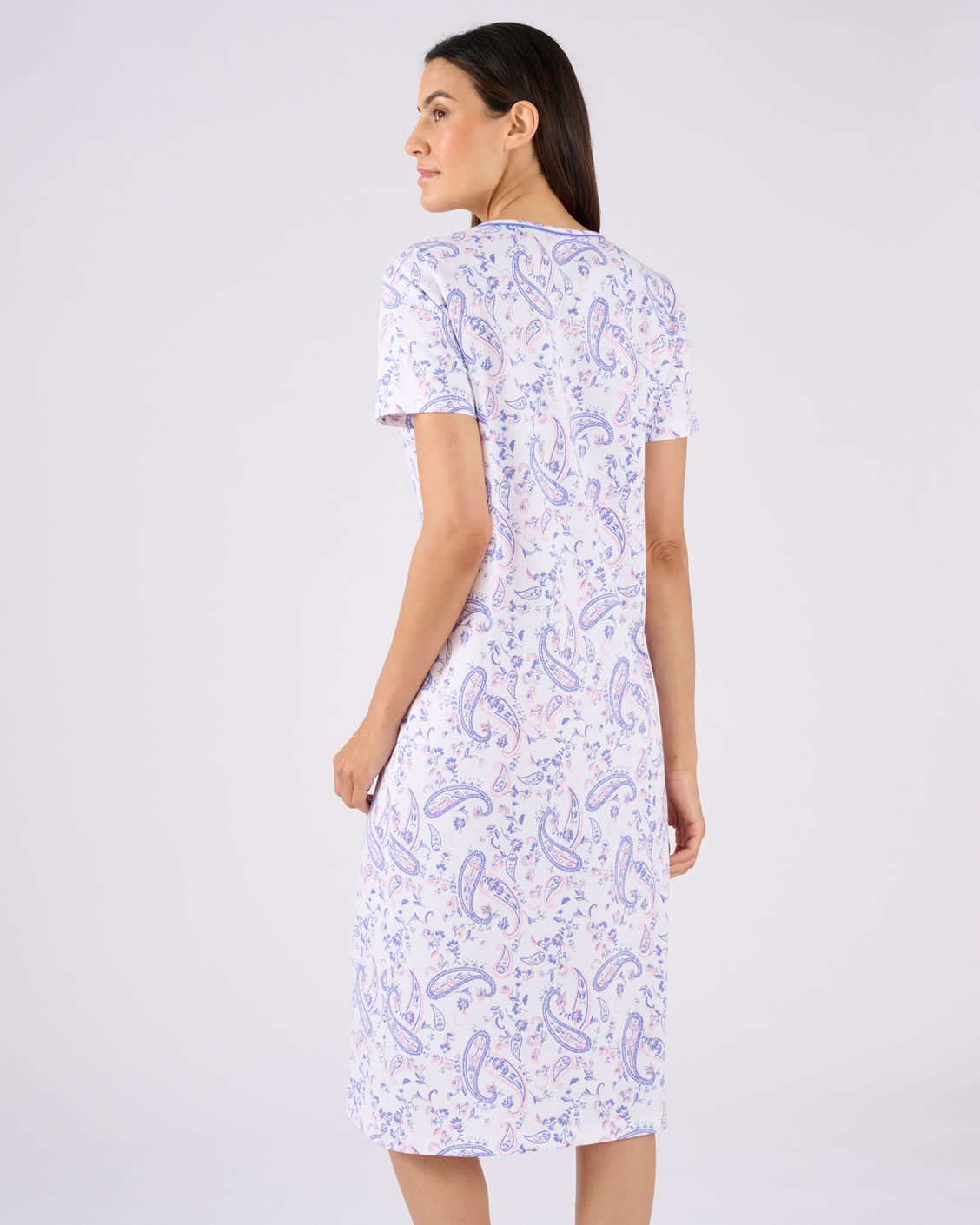 Chemise de nuit en maille jersey pur coton