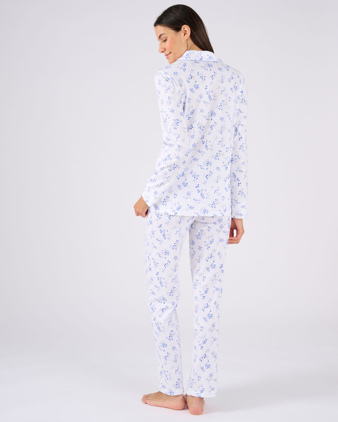 Pyjama van jerseytricot zuiver katoen