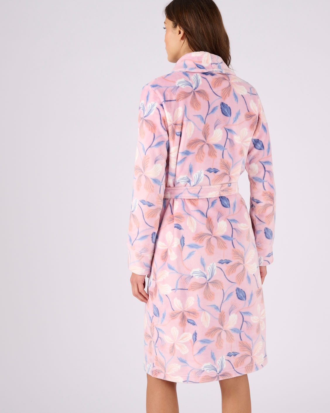 Robe de chambre Thermolactyl en maille moelleuse.