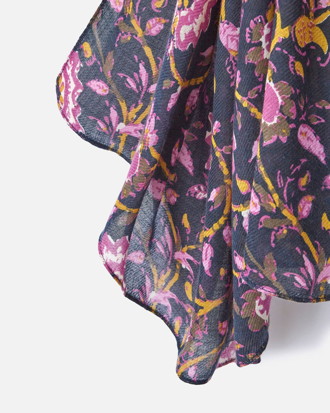 Sjaal met bloemenprint