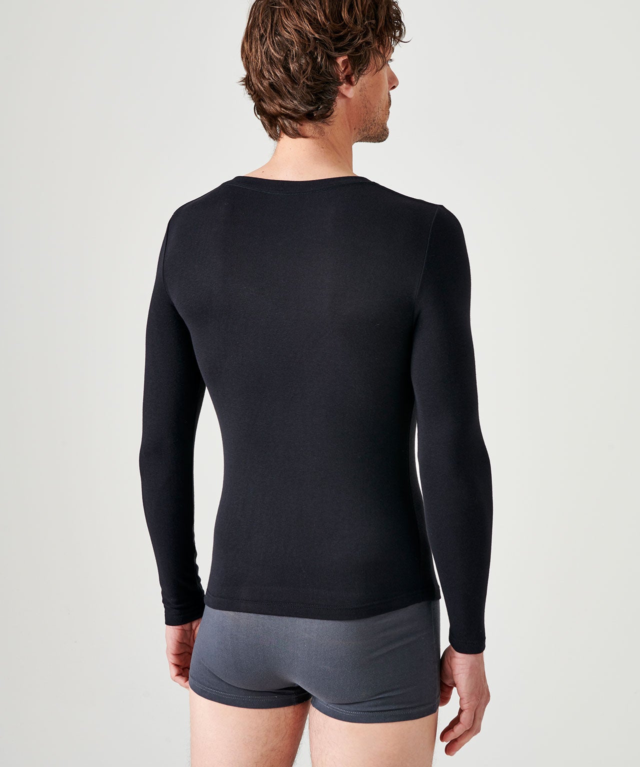 T-shirt lange mouwen, V-hals Thermolactyl® Sensitive