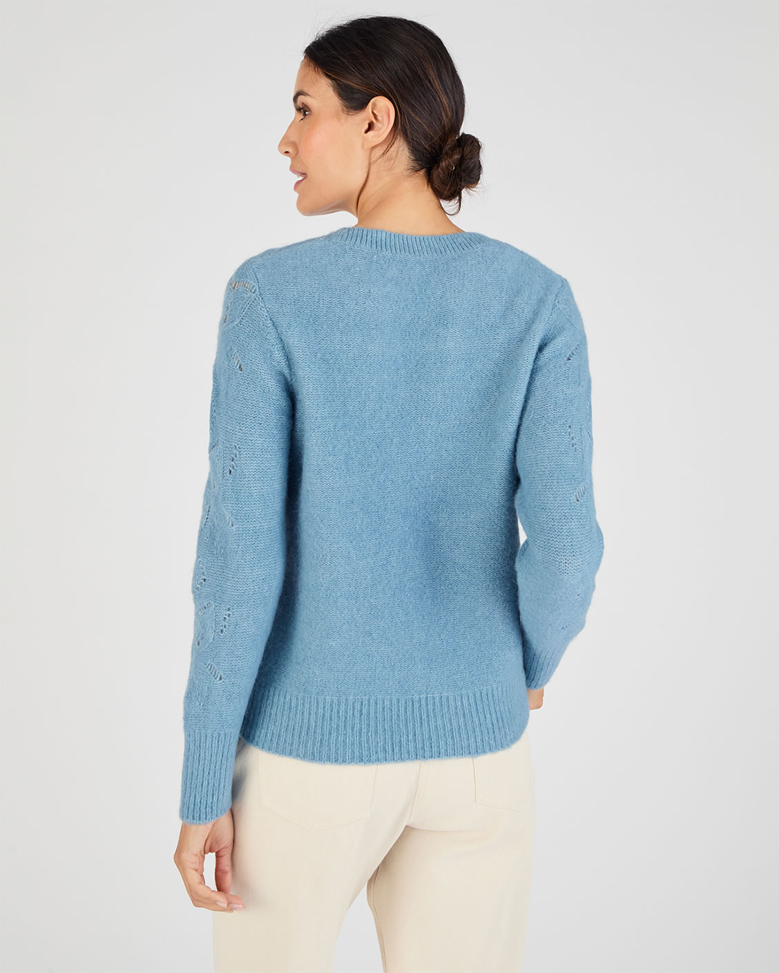 Pull mélange laine et alpaga