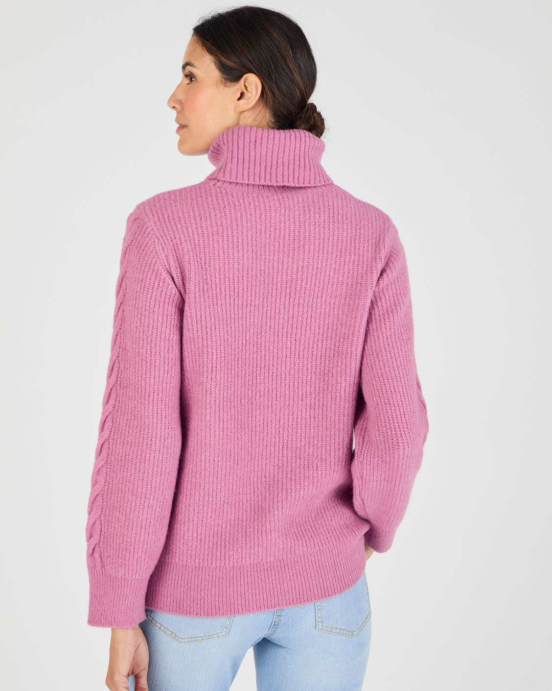 Pull col roulé torsadé Thermolactyl