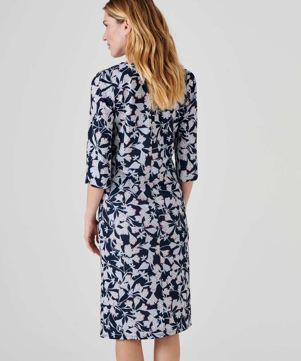 Jurk in bedrukt stretchtricot
