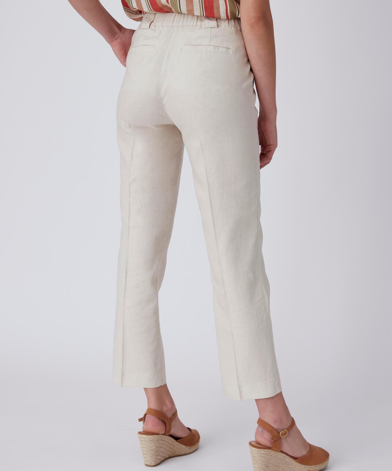 7/8-broek in *linnenmix