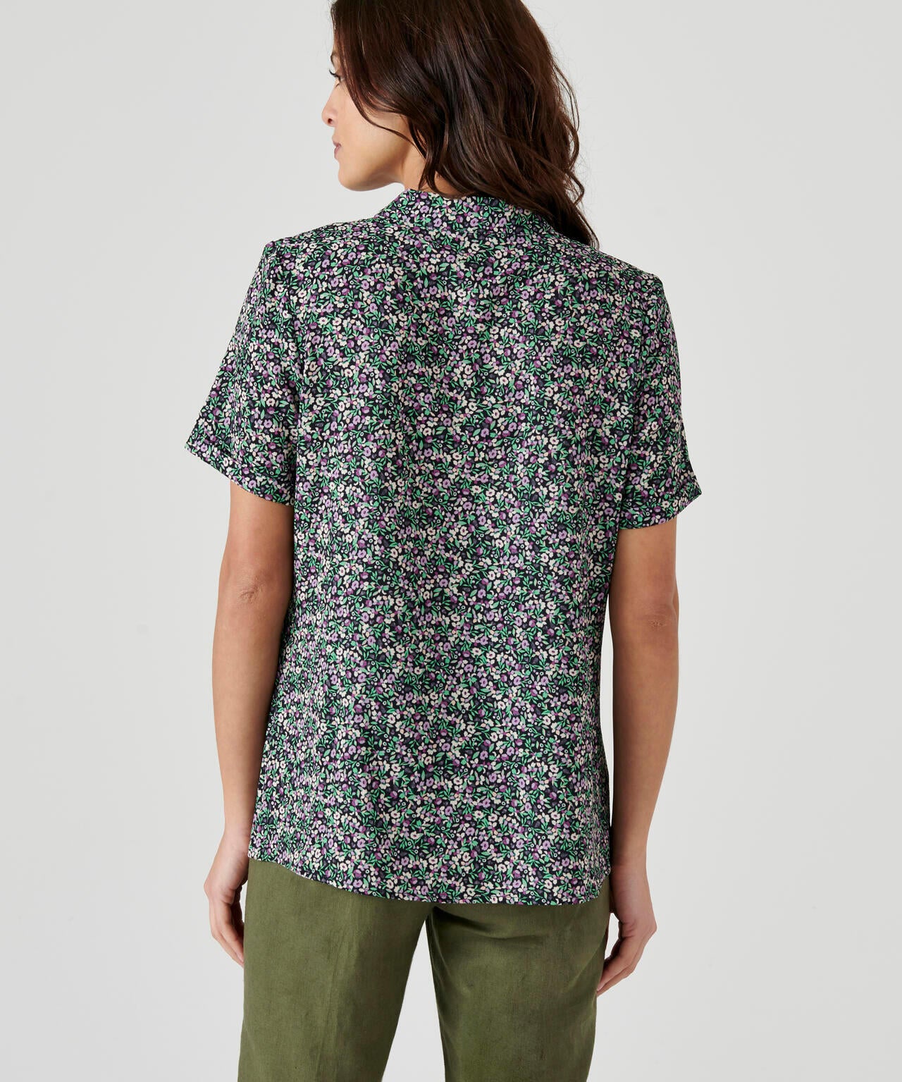 Blouse crêpe stretch reliéfé